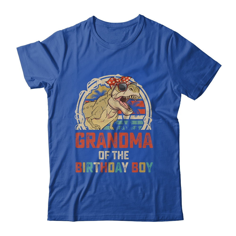 Grandma Dinosaur Of The Birthday Boy Matching Family Shirt & Hoodie | siriusteestore