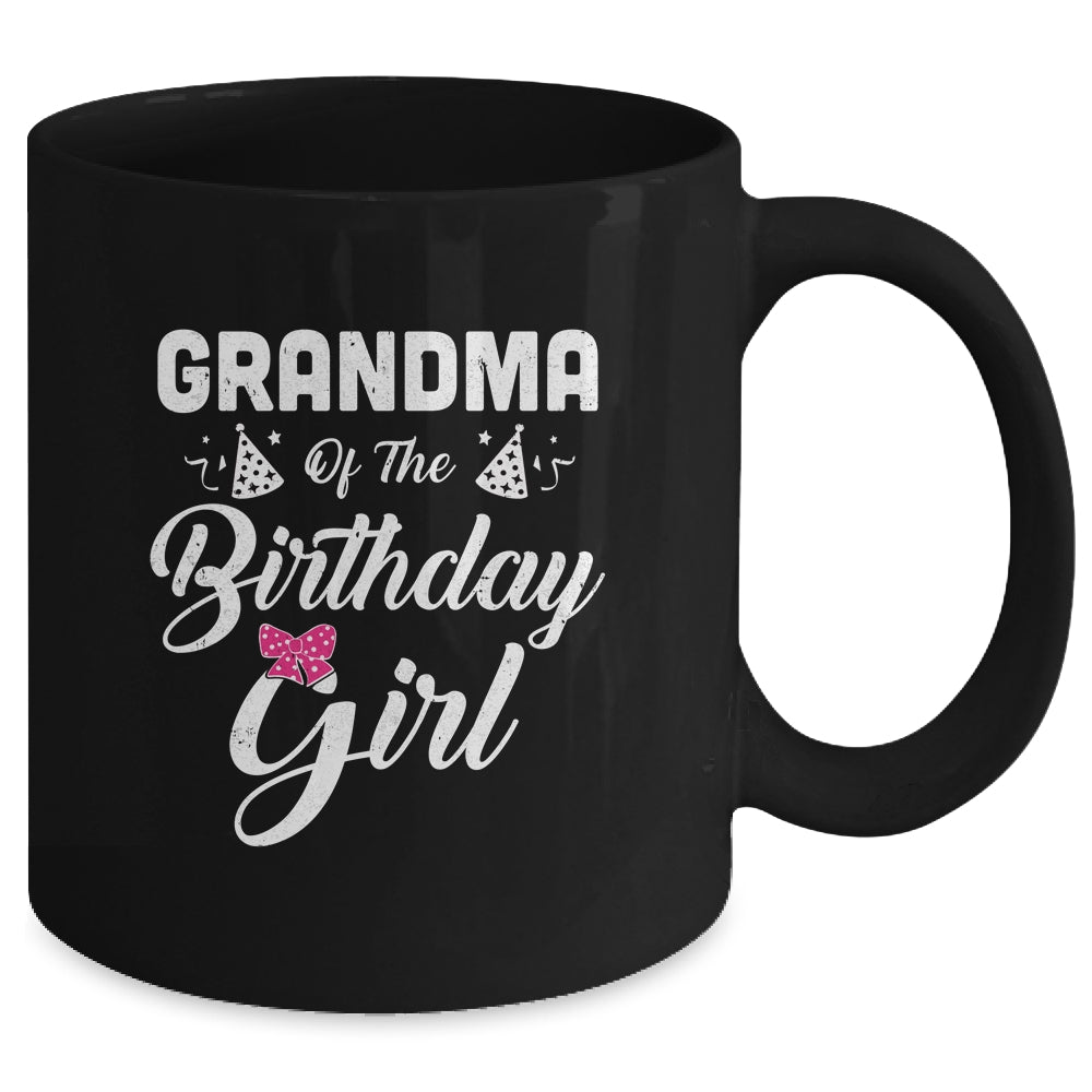 Grandma Of The Birthday Girl Granddaughter Matching Family Mug | siriusteestore