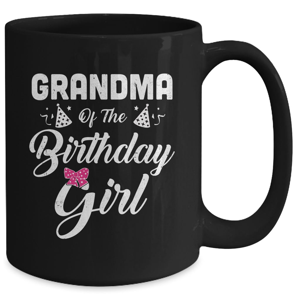 Grandma Of The Birthday Girl Granddaughter Matching Family Mug | siriusteestore