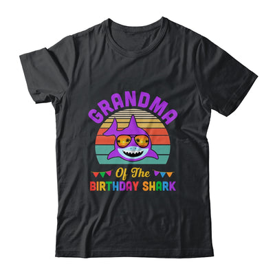 Grandma Of The Shark Birthday Grandma Matching Family Shirt & Hoodie | siriusteestore