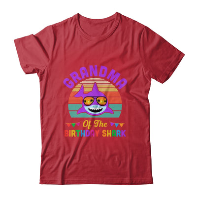 Grandma Of The Shark Birthday Grandma Matching Family Shirt & Hoodie | siriusteestore