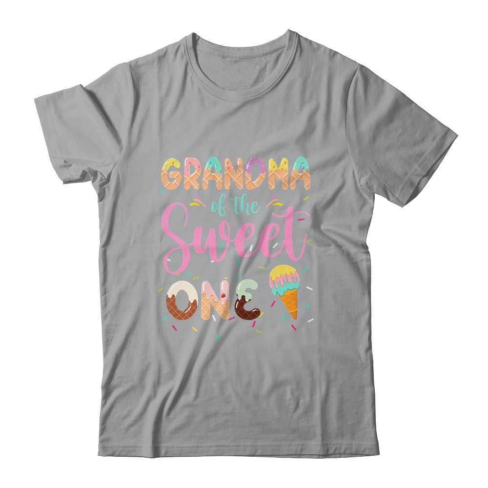 Grandma Of The Sweet One Ice Cream 1st First Birthday Family Shirt & Hoodie | siriusteestore