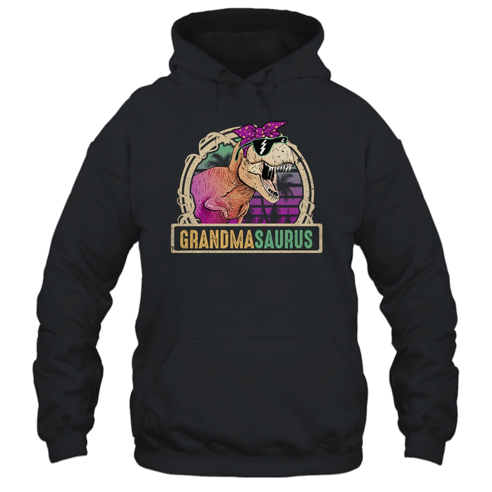 Grandma Saurus Grandmasaurus T Rex Dinosaur Family Matching Shirt Hoodie