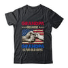 Grandpa Because Grandpa Is For Old Guys USA Flag Grandpa Shirt & Hoodie | siriusteestore