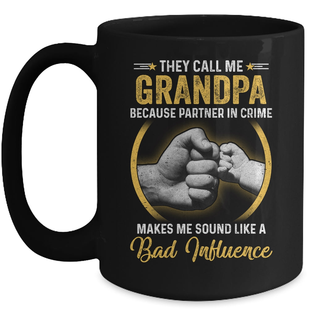 Grandpa For Men Funny Fathers Day They Call Me Grandpa Mug | siriusteestore