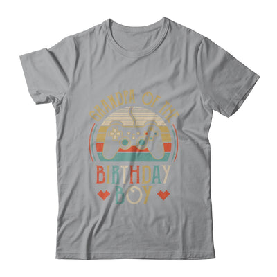 Grandpa Of The Birthday Boy Vintage Matching Gamer Birthday Shirt & Hoodie | siriusteestore