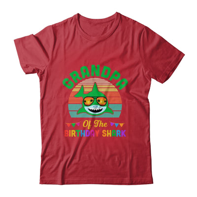 Grandpa Of The Shark Birthday Grandpa Matching Family Shirt & Hoodie | siriusteestore