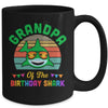 Grandpa Of The Shark Birthday Grandpa Matching Family Mug | siriusteestore