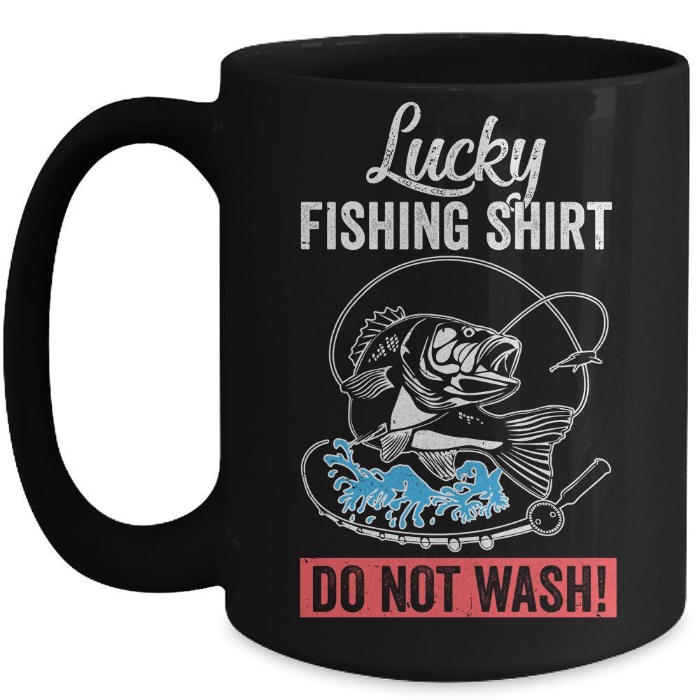 Grandpa Papa Dad Fishing For Men Lucky Fishing Funny Mug | siriusteestore