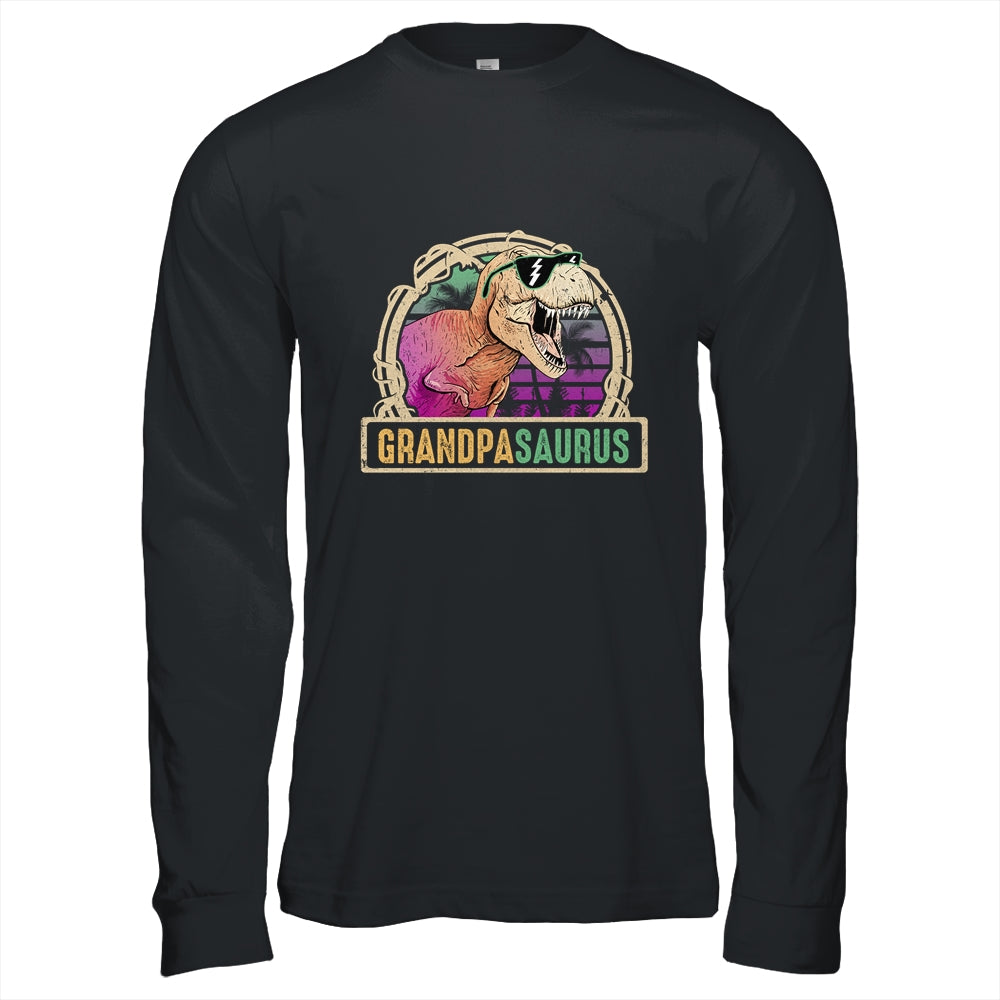 Grandpa Saurus Grandpasaurus T Rex Dinosaur Family Matching Shirt & Hoodie | siriusteestore