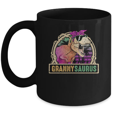 Granny Saurus Grannysaurus T Rex Dinosaur Family Matching Mug | siriusteestore