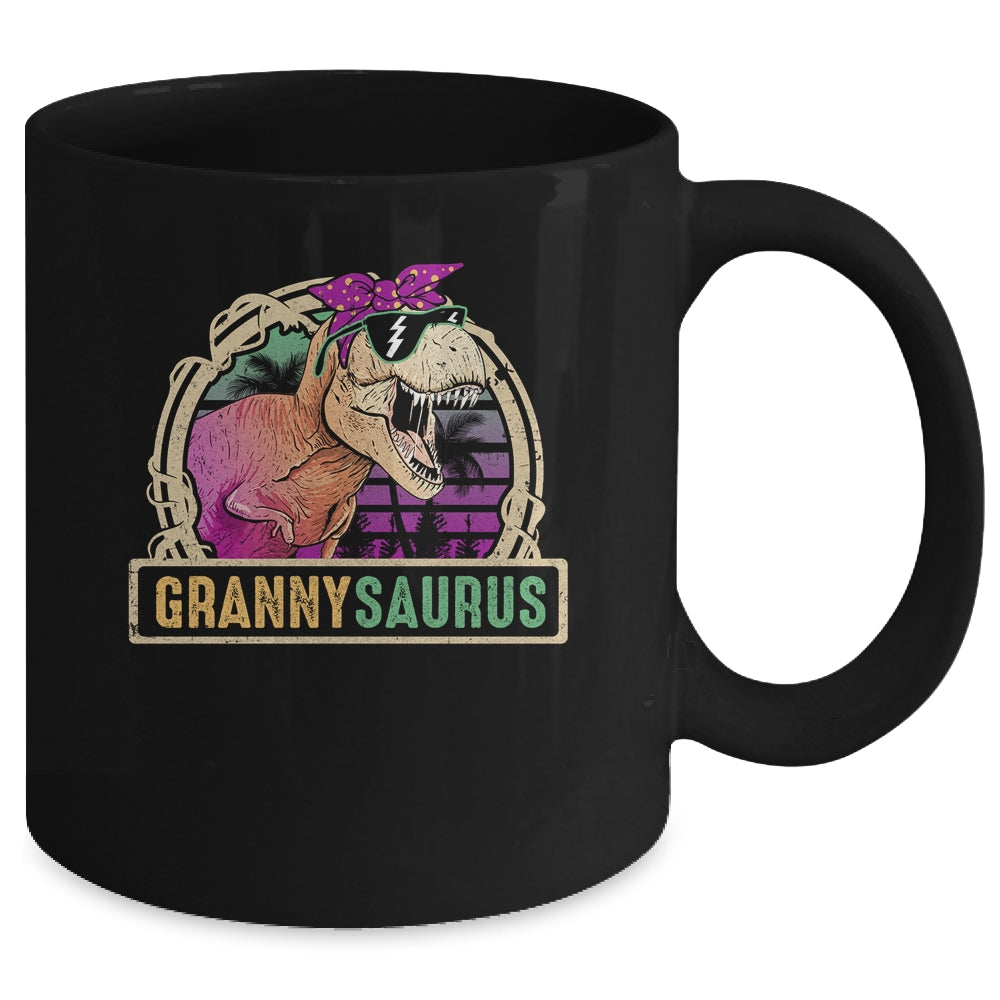 Granny Saurus Grannysaurus T Rex Dinosaur Family Matching Mug | siriusteestore
