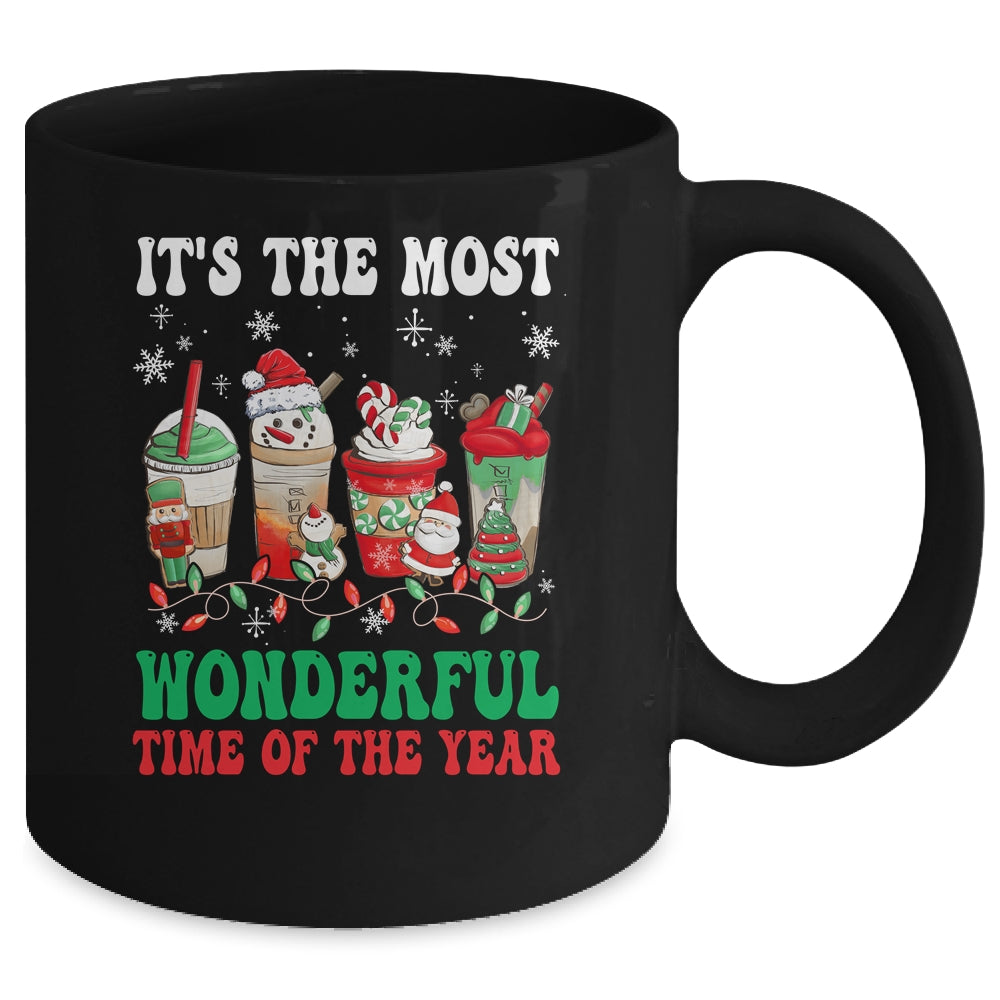 Groovy Christmas It's The Most Wonderful Time Of The Year Mug | siriusteestore