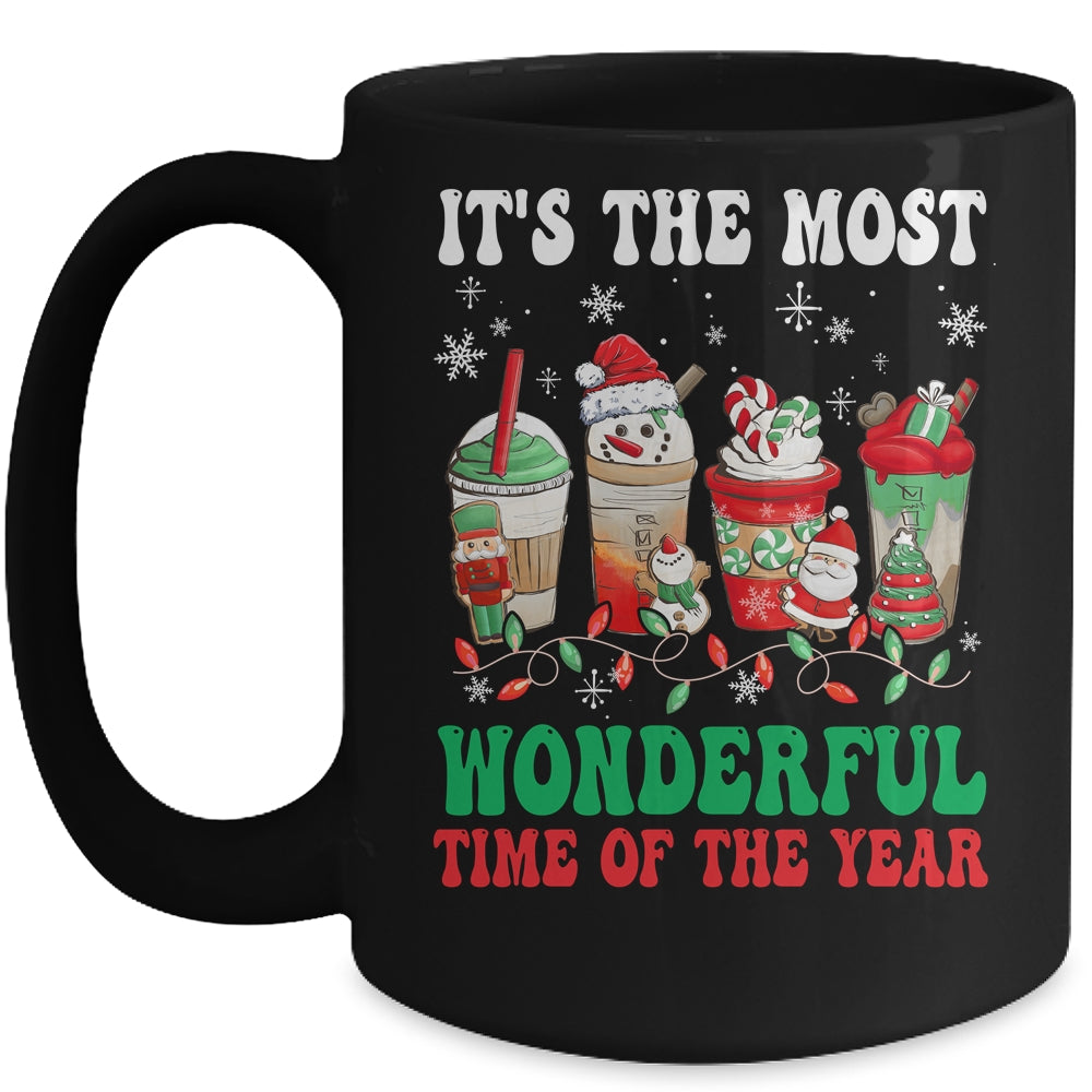 Groovy Christmas It's The Most Wonderful Time Of The Year Mug | siriusteestore