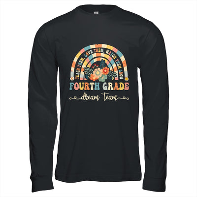Groovy Fourth Grade Dream Team Retro Back To School Teachers Shirt & Hoodie | siriusteestore