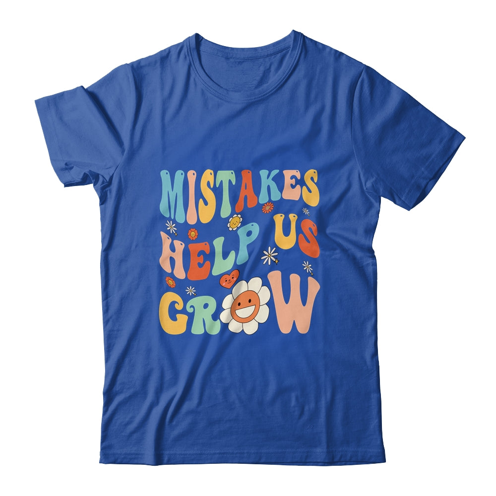Groovy Growth Mindset Positive Retro Teachers Back To School Shirt & Tank Top | siriusteestore