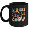 Groovy Growth Mindset Positive Retro Teachers Back To School Mug | siriusteestore
