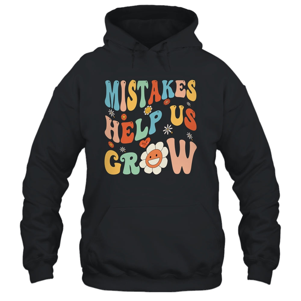 Groovy Growth Mindset Positive Retro Teachers Back To School Shirt & Tank Top | siriusteestore