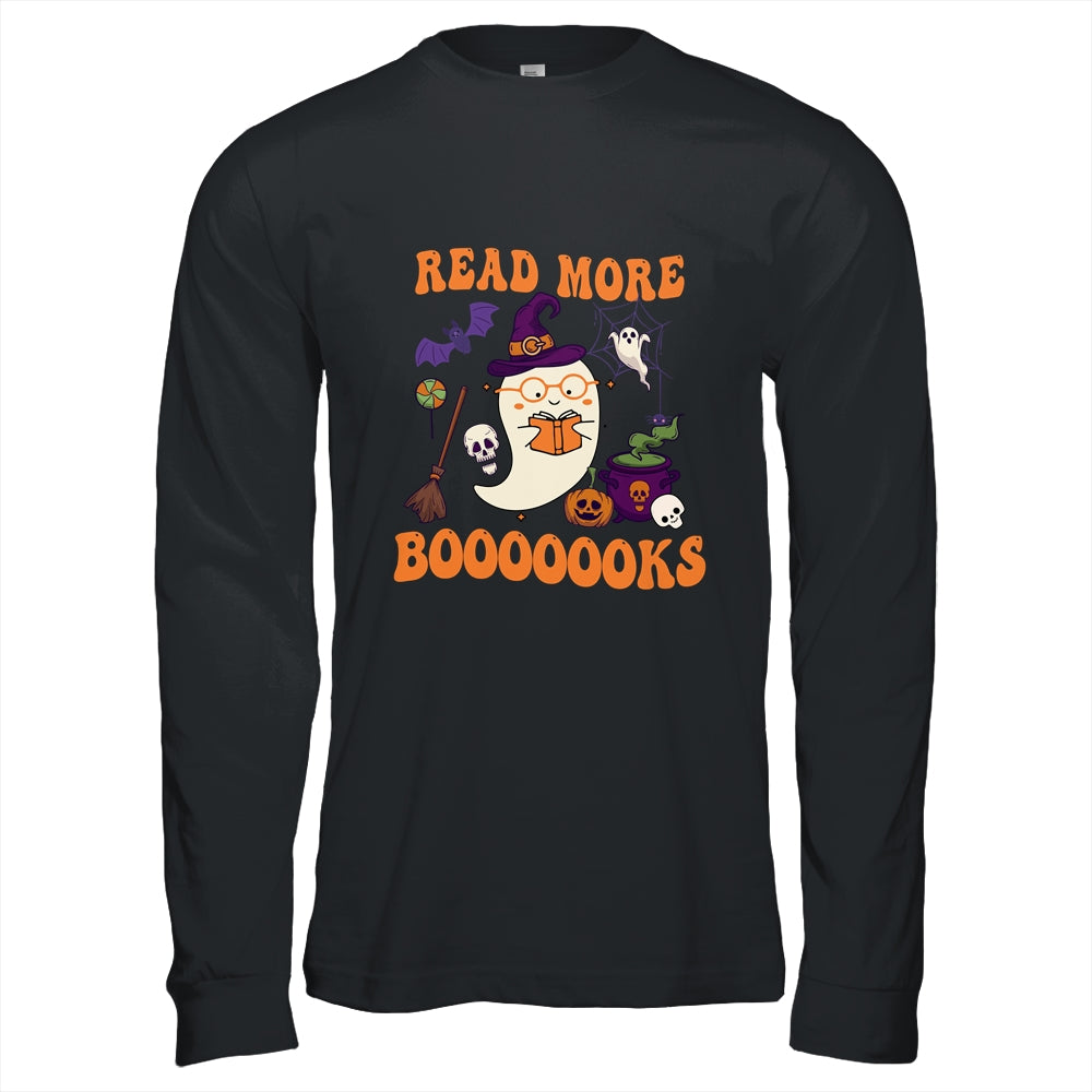 Groovy Halloween Read More Books Cute Boo Read A Book Shirt & Hoodie | siriusteestore