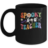 Groovy Halloween Spooky Teacher Trick Or Teach Teacher Life Mug | siriusteestore
