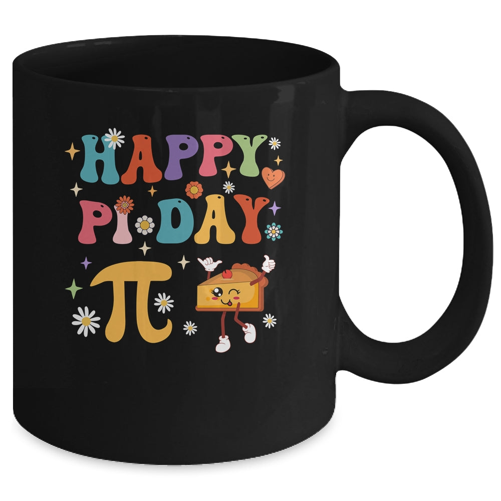 Groovy Happy Pi Day Mathematics Math Teacher Pi Day 314 Mug | siriusteestore