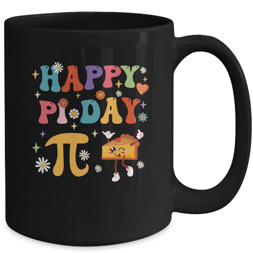 Groovy Happy Pi Day Mathematics Math Teacher Pi Day 314 Mug | siriusteestore