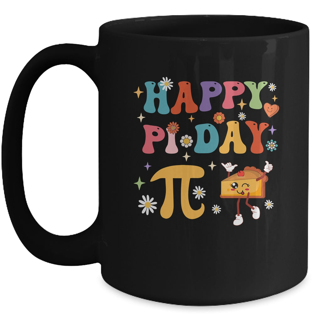 Groovy Happy Pi Day Mathematics Math Teacher Pi Day 314 Mug | siriusteestore