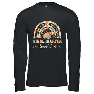 Groovy Kindergarten Dream Team Retro Back To School Teachers Shirt & Hoodie | siriusteestore