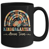 Groovy Kindergarten Dream Team Retro Back To School Teachers Mug | siriusteestore