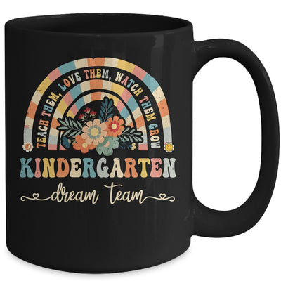 Groovy Kindergarten Dream Team Retro Back To School Teachers Mug | siriusteestore