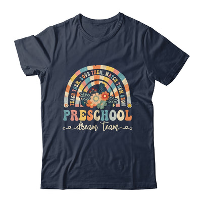 Groovy Preschool Dream Team Retro Back To School Teachers Shirt & Hoodie | siriusteestore