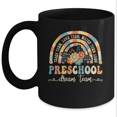 Groovy Preschool Dream Team Retro Back To School Teachers Mug | siriusteestore