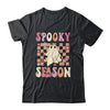 Groovy Retro Halloween Spooky Teacher Trick Or Teach Teacher Shirt & Hoodie | siriusteestore