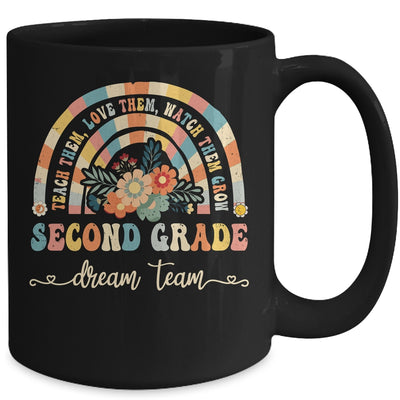 Groovy Second Grade Dream Team Retro Back To School Teachers Mug | siriusteestore