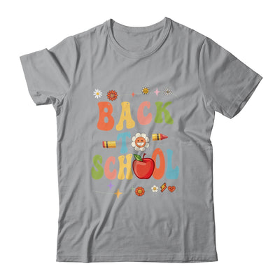Groovy Teacher Grade Elementary Retro Welcome Back To School Shirt & Hoodie | siriusteestore