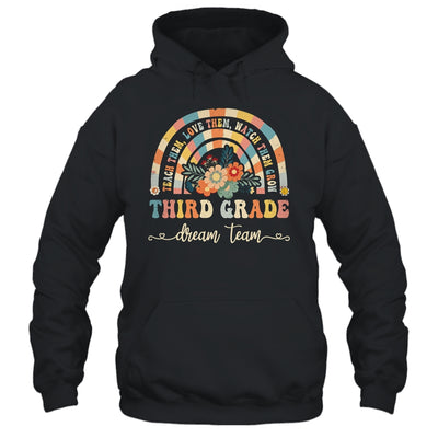 Groovy Third Grade Dream Team Retro Back To School Teachers Shirt & Hoodie | siriusteestore