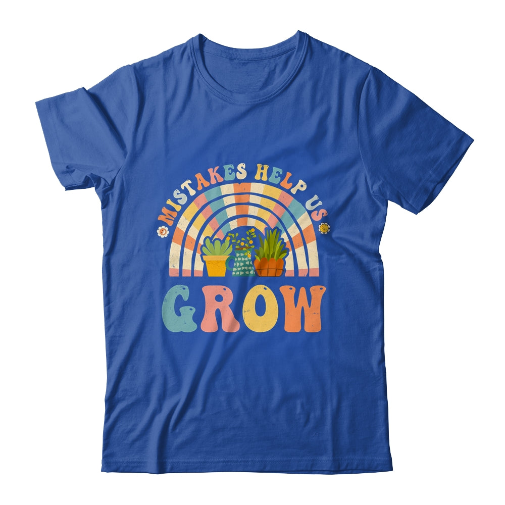 Growth Mindset Positive Retro Teachers Back To School Groovy Shirt & Hoodie | siriusteestore