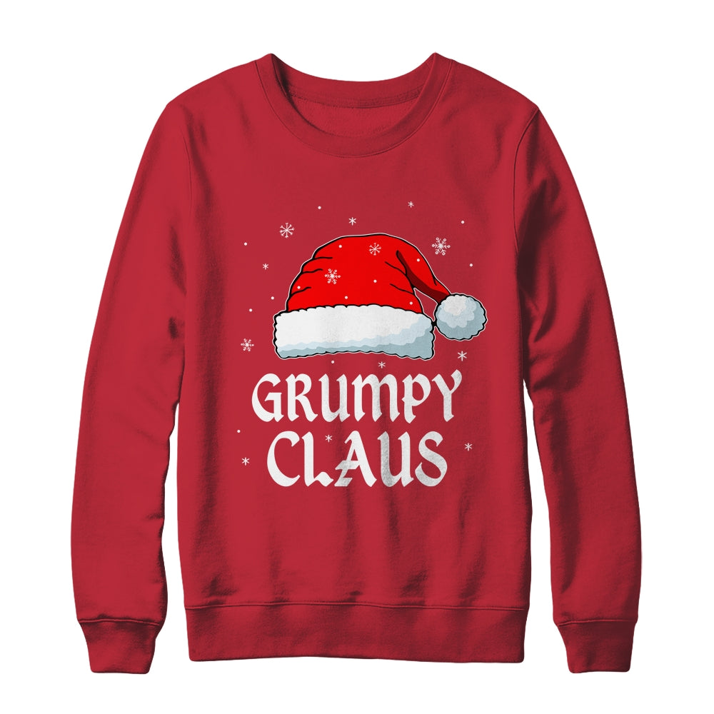 Grumpy Claus Santa Hat Christmas Gift Family Matching Shirt & Sweatshirt | siriusteestore