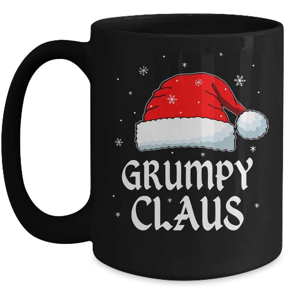 Grumpy Claus Santa Hat Christmas Gift Family Matching Mug | siriusteestore
