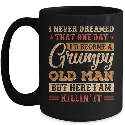 Grumpy Grandpa Old Man Joke Sarcastic Humor Saying Fathers Mug | siriusteestore