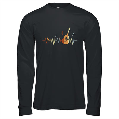 Guitar Heartbeat Vintage Musician Music Guitar Lover Shirt & Hoodie | siriusteestore