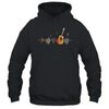 Guitar Heartbeat Vintage Musician Music Guitar Lover Shirt & Hoodie | siriusteestore