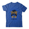 Gymnastics Mom Leopard Messy Bun Hair Glasses Shirt & Tank Top | siriusteestore