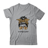 Gymnastics Mom Leopard Messy Bun Hair Glasses Shirt & Tank Top | siriusteestore