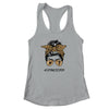 Gymnastics Mom Leopard Messy Bun Hair Glasses Shirt & Tank Top | siriusteestore