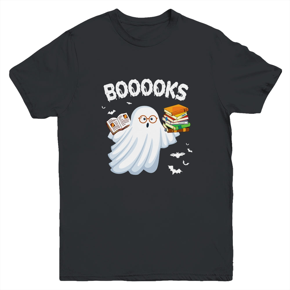 Halloween Books Librarian English Teacher Kids Reader Youth Shirt | siriusteestore