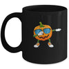 Halloween Dabbing Pumpkin Thanksgiving Day Boys Girls Kids Mug | siriusteestore
