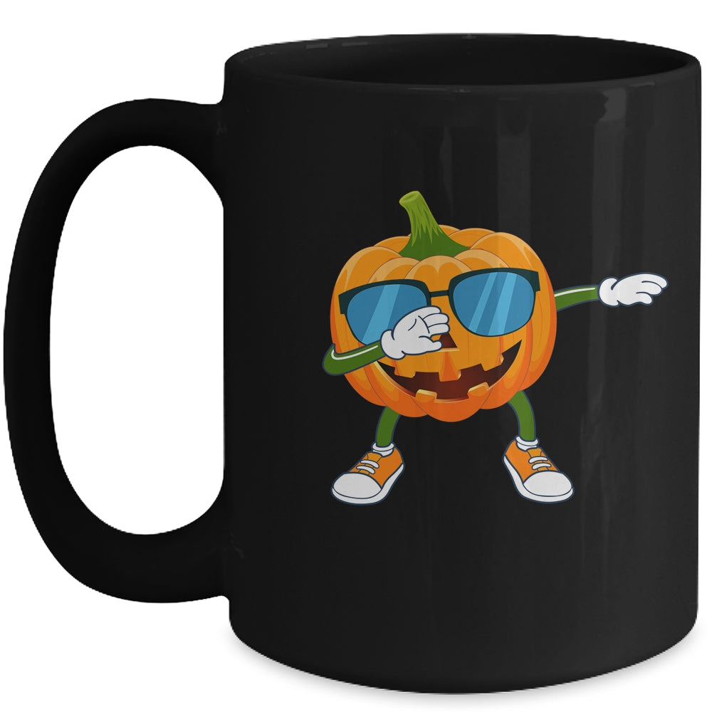 Halloween Dabbing Pumpkin Thanksgiving Day Boys Girls Kids Mug | siriusteestore