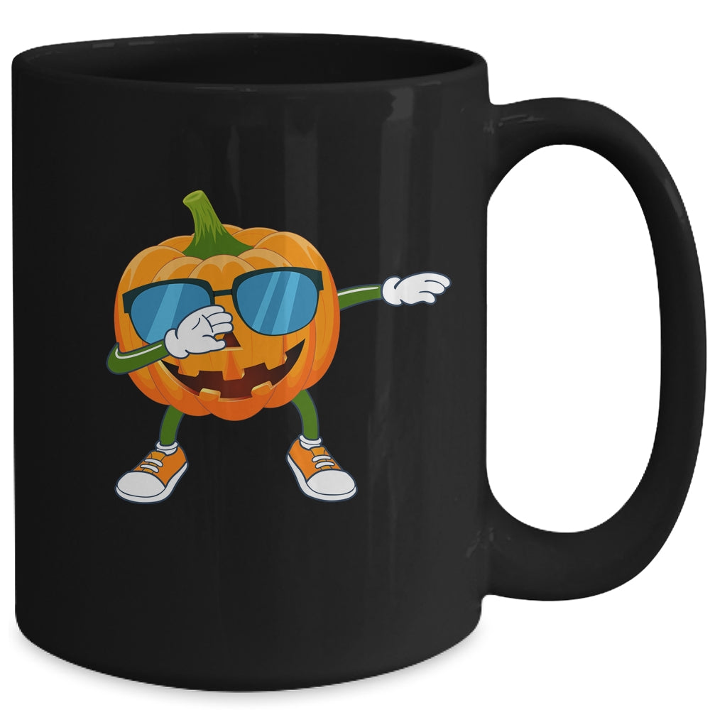 Halloween Dabbing Pumpkin Thanksgiving Day Boys Girls Kids Mug | siriusteestore
