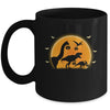 Halloween Dinosaur T-Rex Pumpkin Gift Kids Boys Girls Mug | siriusteestore